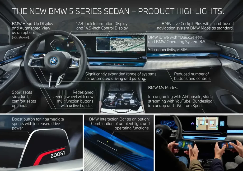 2025 BMW 5 Series iNterior Design