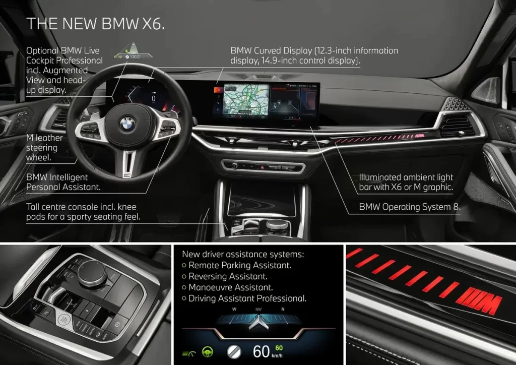 2025 BMW X6 Interior 