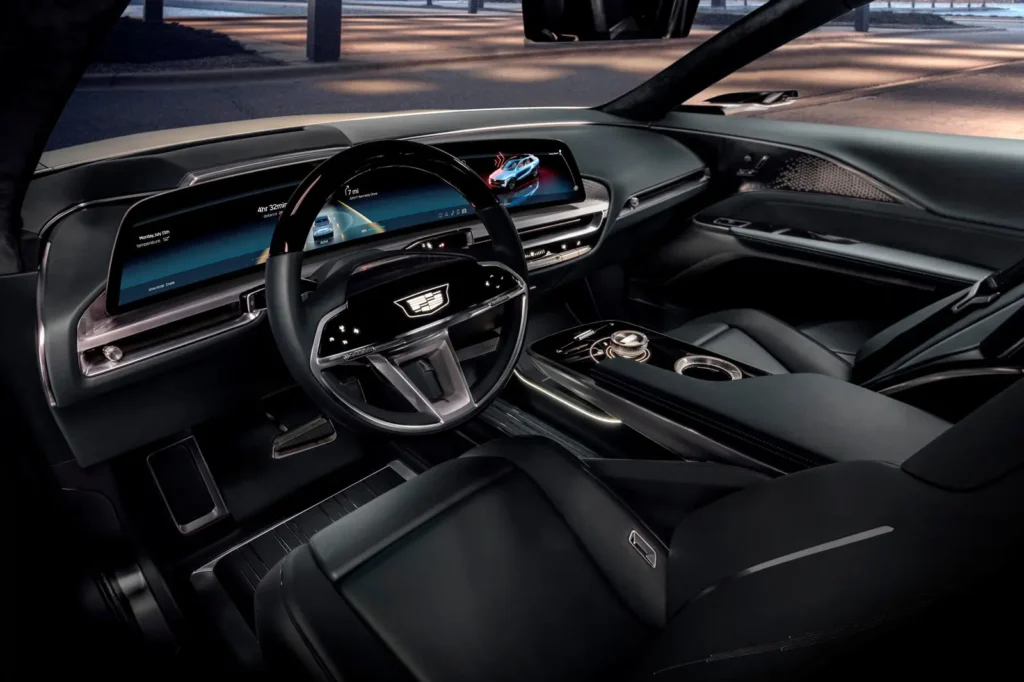 2025 Cadillac Lyriq interior features