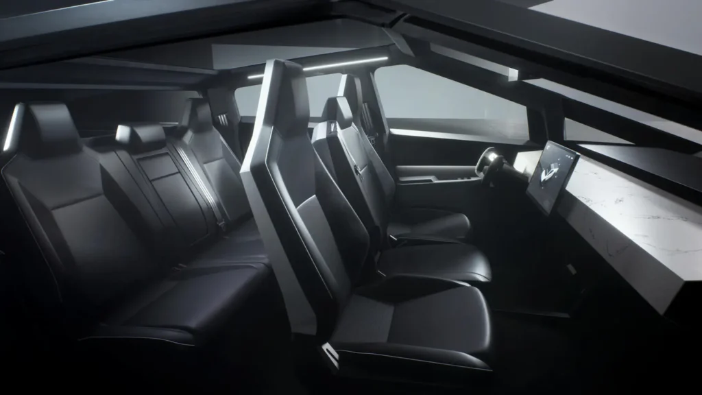 2025 Tesla Cybertruck Interior